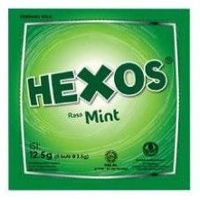 

READY permen HEXOS MURAH RASA MINT BARLEY LEMON box isi 50