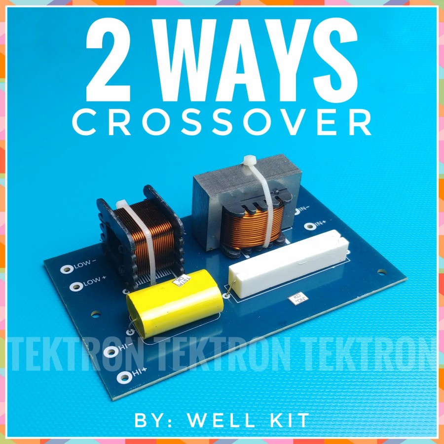 Passive 2 Ways Crossover Pasif Xover 2 output 1 input Crosover LPF HPF