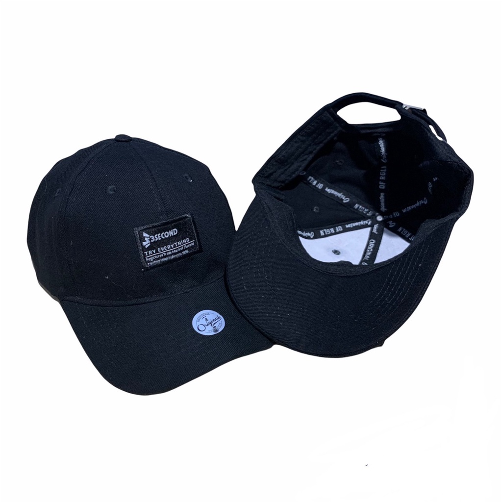 Topi 3Second Polo Caps / Topi Bordir pria Premium Bisa Bayar Ditempat
