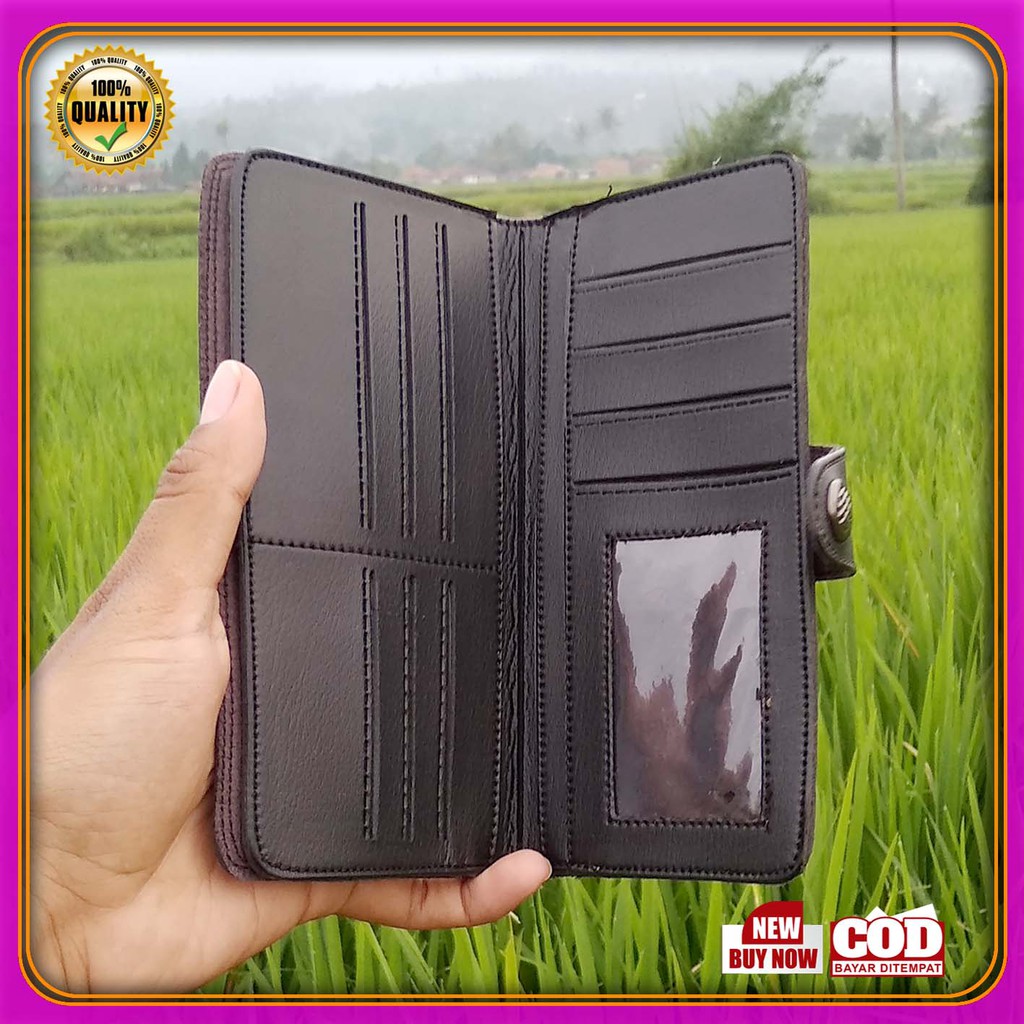 Lagi FLASH SALE!! Dompet Pria kancing panjang Dewasa Lipat kekinian