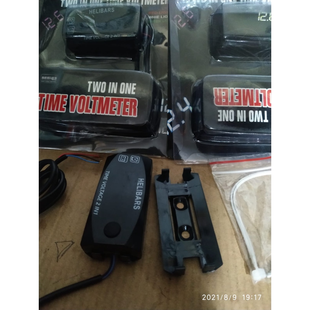 VOLTMETER AKI DIGITAL VOLTASE BATREY DIGITAL MERAH