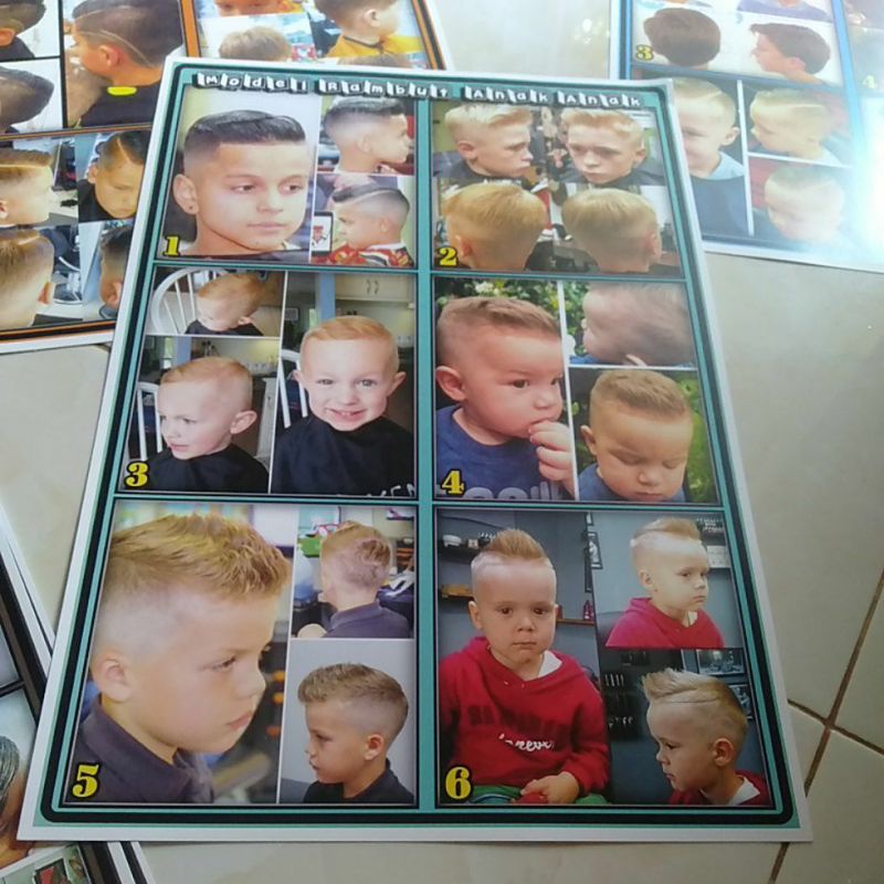 poster potong rambut