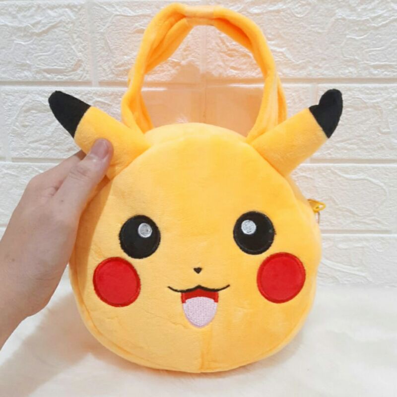 TAS SELEMPANG BONEKA KARAKTER 2IN1/ TAS TENG TENG KARAKTER / TAS SELELMPANG ANAK ANAK