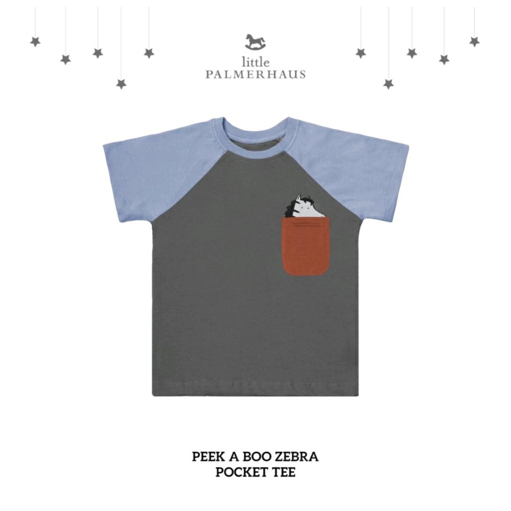 LITTLE PALMERHAUS POCKET TEE PEEK A BOO / KAOS ANAK
