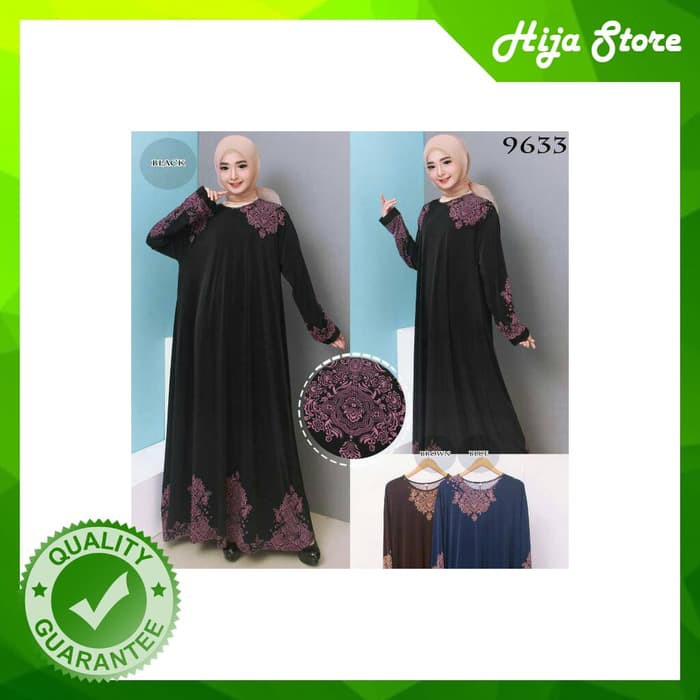 Baju Gamis Wanita Jersey Jumbo Ukuran 4L