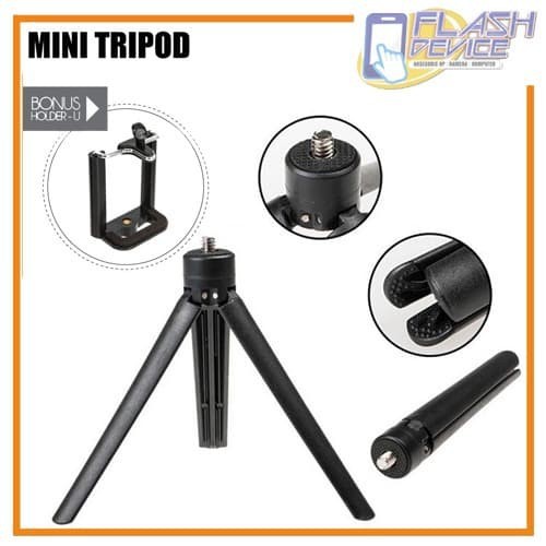 Tripod Mini Kaki Panjang Universal Stand for Smartphone / Mirrorless
