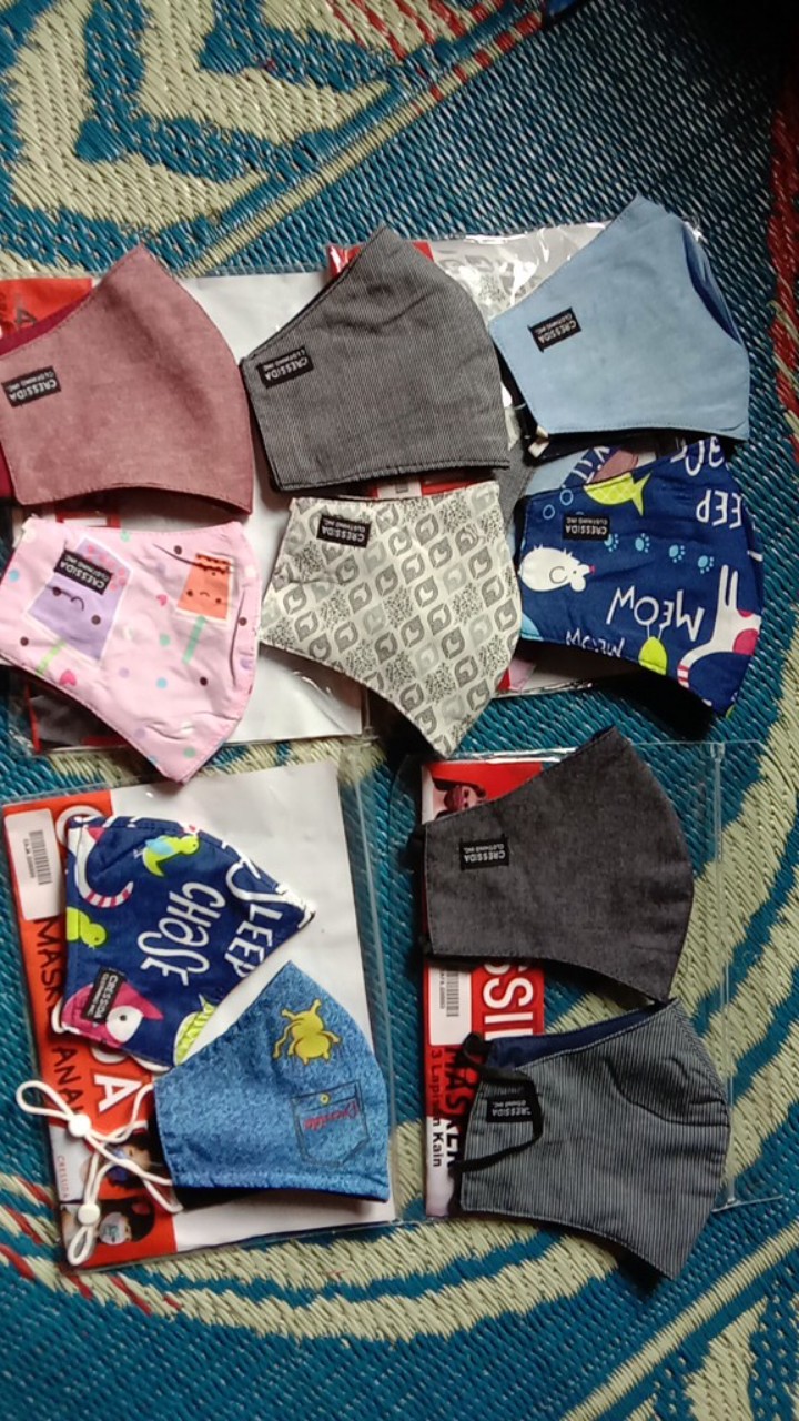 Masker Cressida Kids Isi 2