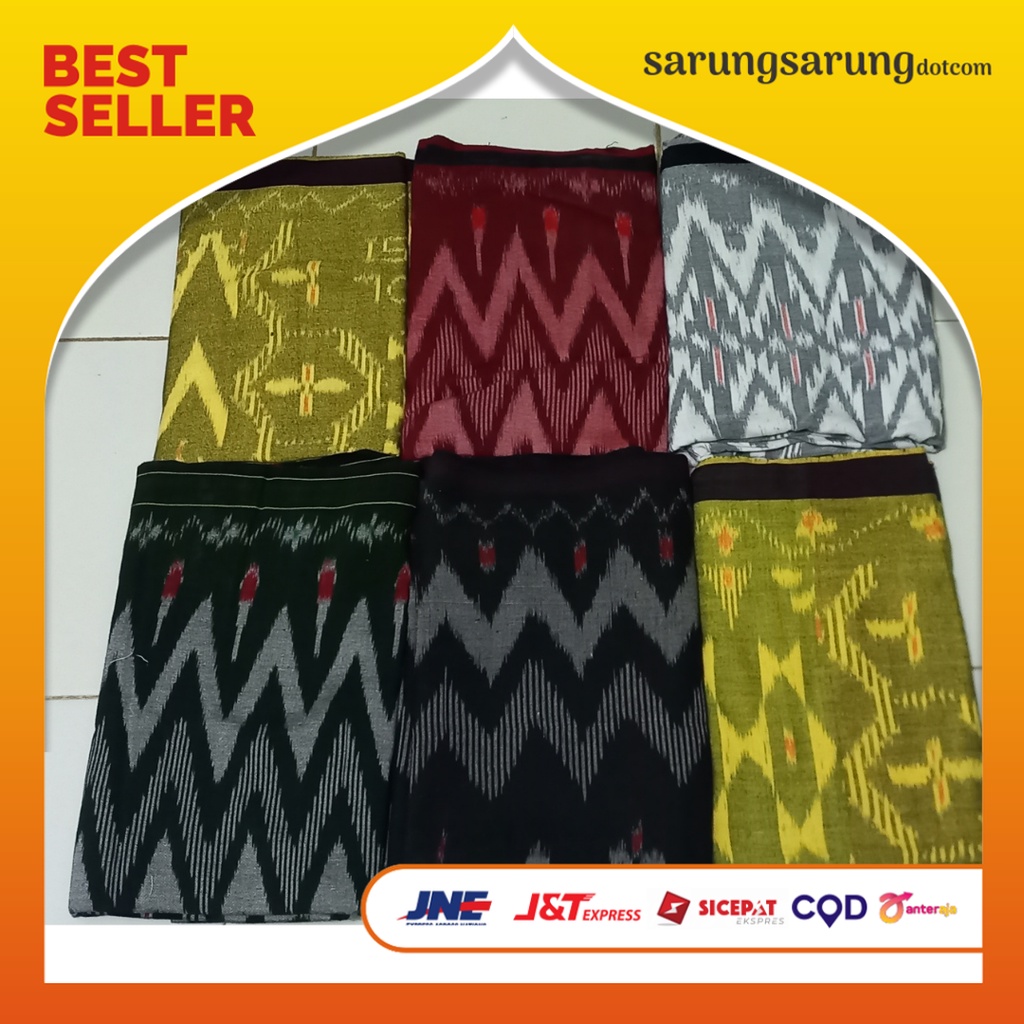 Sarung Tenun Gloyor Pria Botolan Sarung Tenun Goyor Botolan ATBM Tegal Original Asli