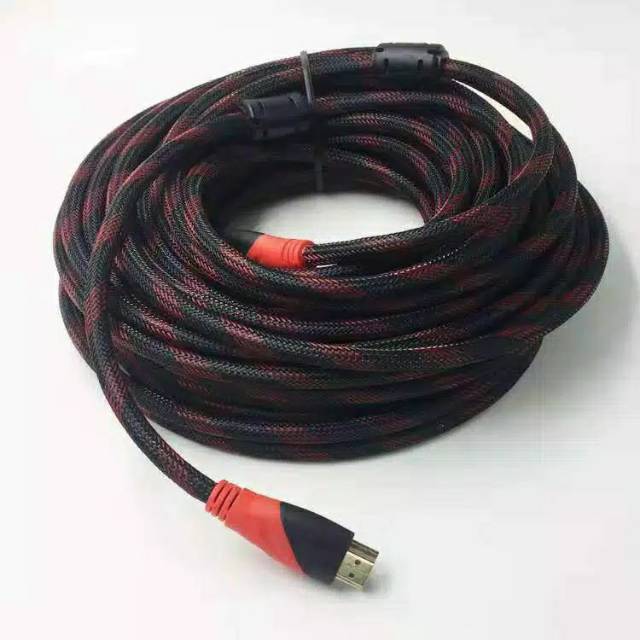 Kabel HDMI 10Meter Jaring Gold Plated