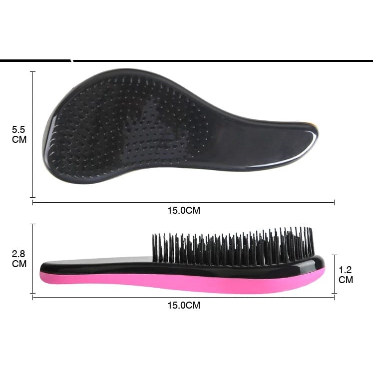 Yamata Sisir Rambut Hair Protection Brush Sisir 2 warna Sisir Fashion Wanita Perawatan Anti Kusut Kualitas Premium