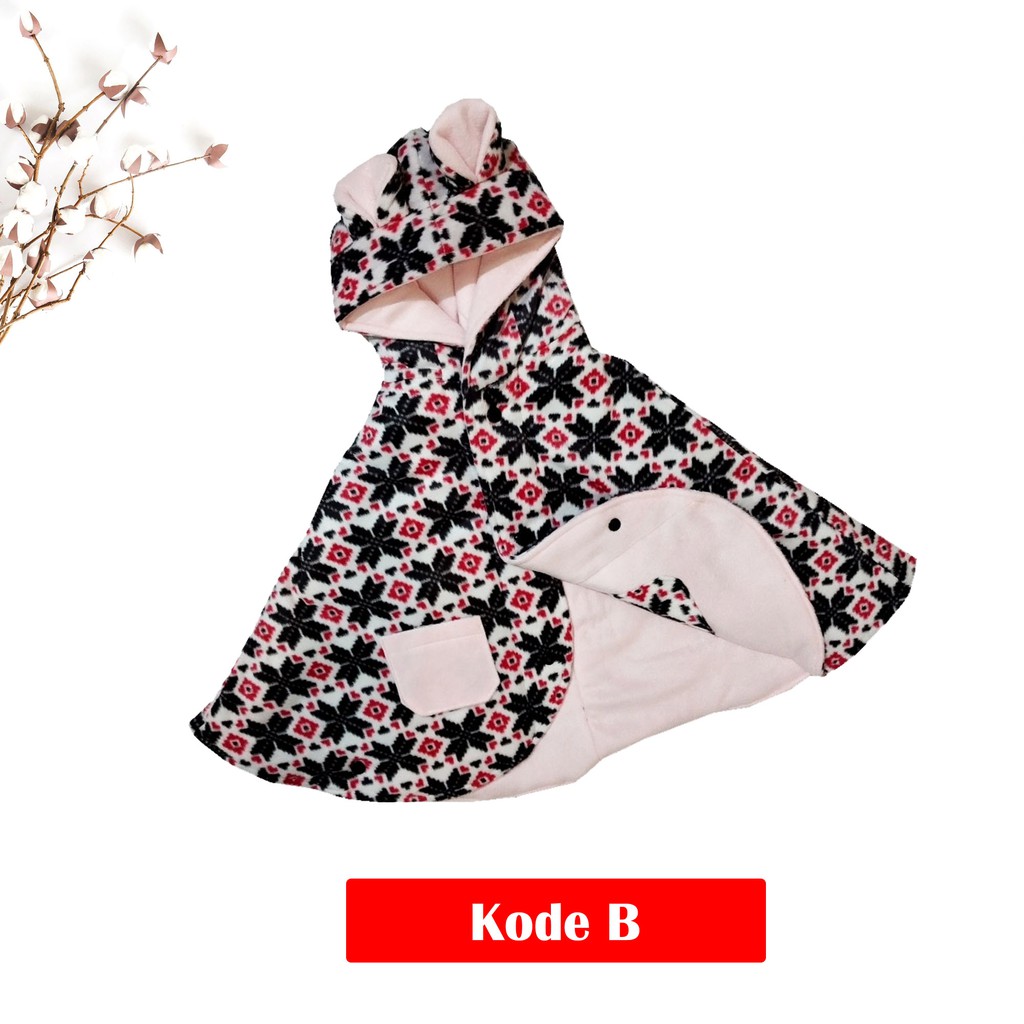 BABY CAPE Selimut Bayi Newborn-3thn Jaket Anak Bayi Murah-B