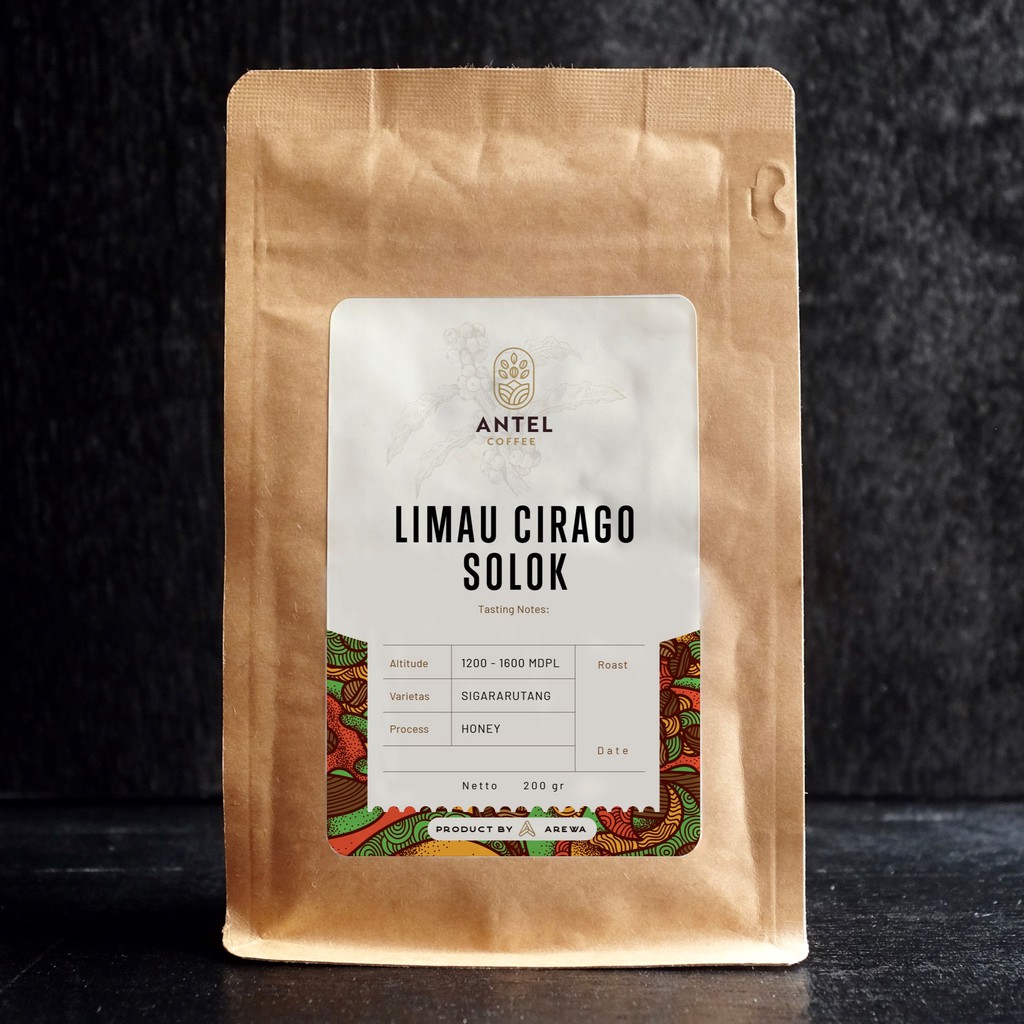 

LIMAU CIRAGO SOLOK HONEY - 200 Gr BIJI KOPI ARABIKA - ANTEL PREMIUM
