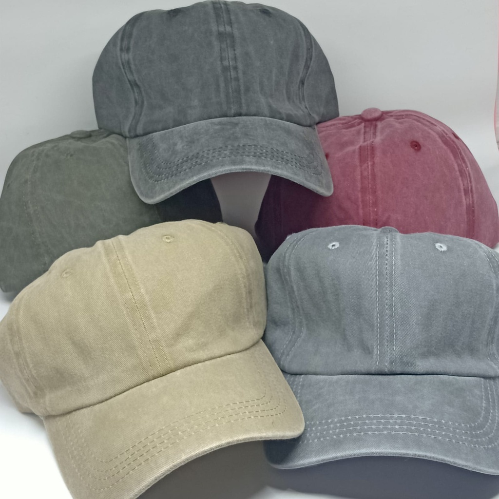 Topi Baseball Vintage - Topi Casual Polos Topi Fashion