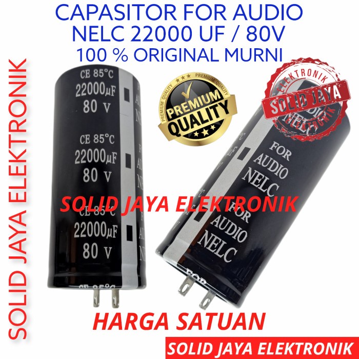 ELCO CAPASITOR 15000UF 80V 15000 MIKRO ELKO MICRO 80 V ORIGINAL NELC