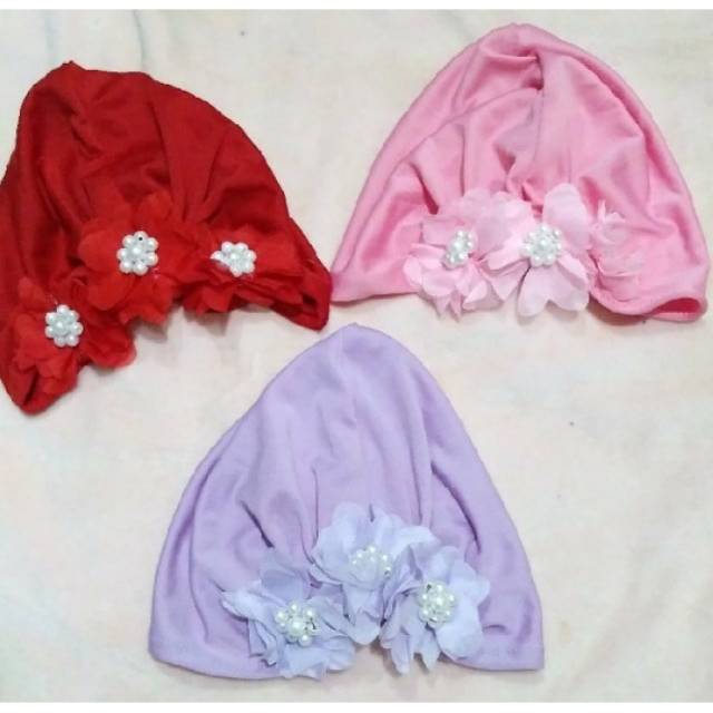 Turban Anak Perempuan Bunga Permata