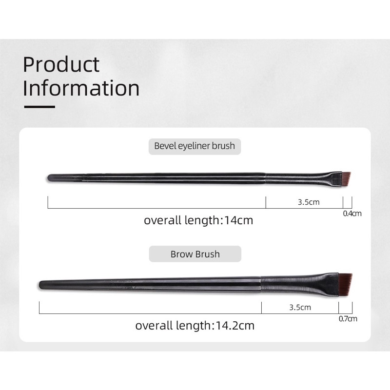 ULTRATHIN EYELINER EYEBROW BRUSH - KUAS ALIS - EYELINER - EYEBROW BRUSH