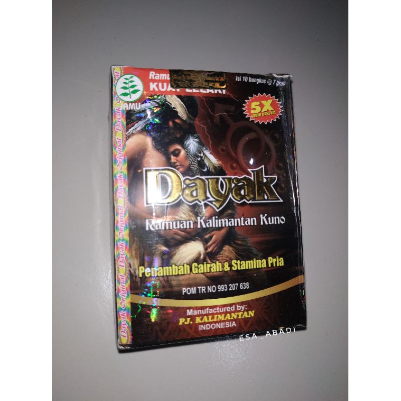 

JAMU DAYAK SERBUK