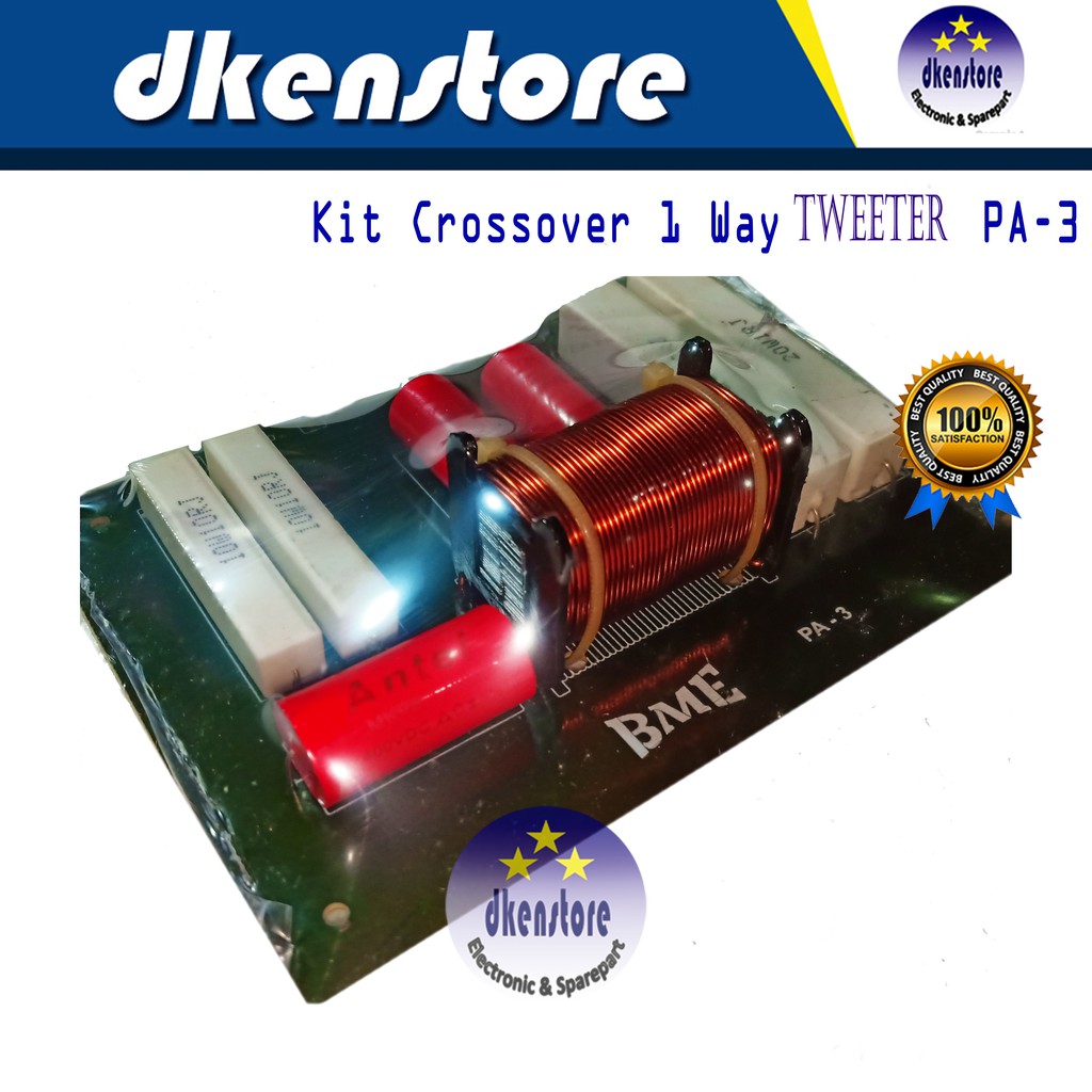 Kit Crossover 1way PA3 Tweeter