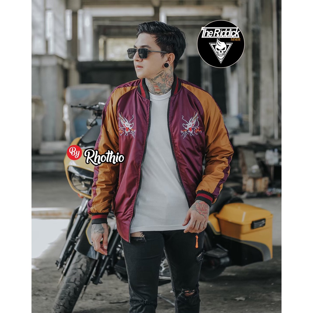 JD- JAKET BOMBER PRIA SUKAJAN / JAKET BOMBER PRIA RHOTHIO TERBARU DAN TERMURAH ORIGINAL