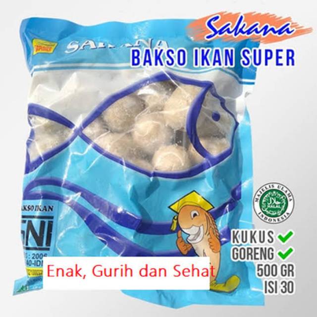 

Bakso sakana ikan super