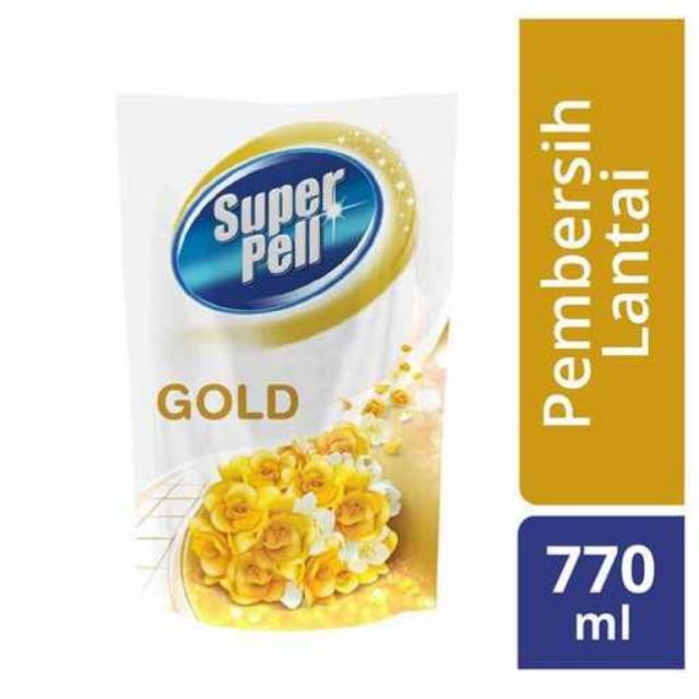 SUPER PELL Gold Pembersih Lantai [Refill/ 770 mL]