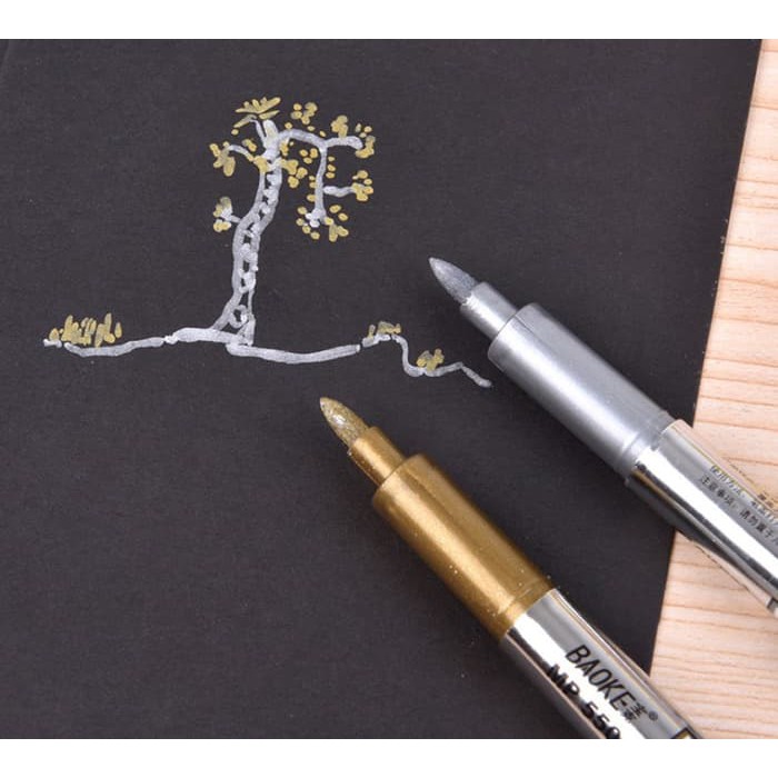 

Silver and Gold Marker Pen
