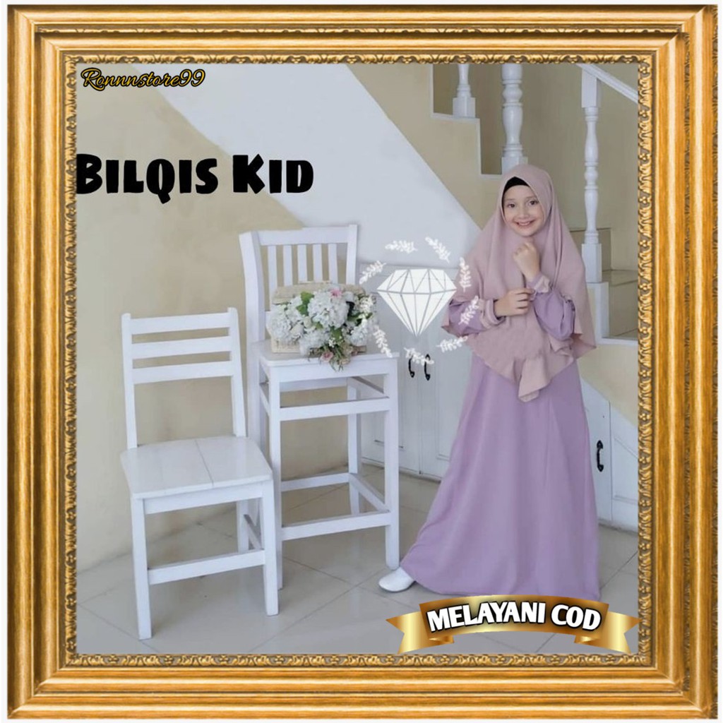Gamis Syari Anak Perempuan Trend Kekinian Lebaran Terbaru 2021 Bhn Moscrepe Ld94 Pj106 Free Jilbab