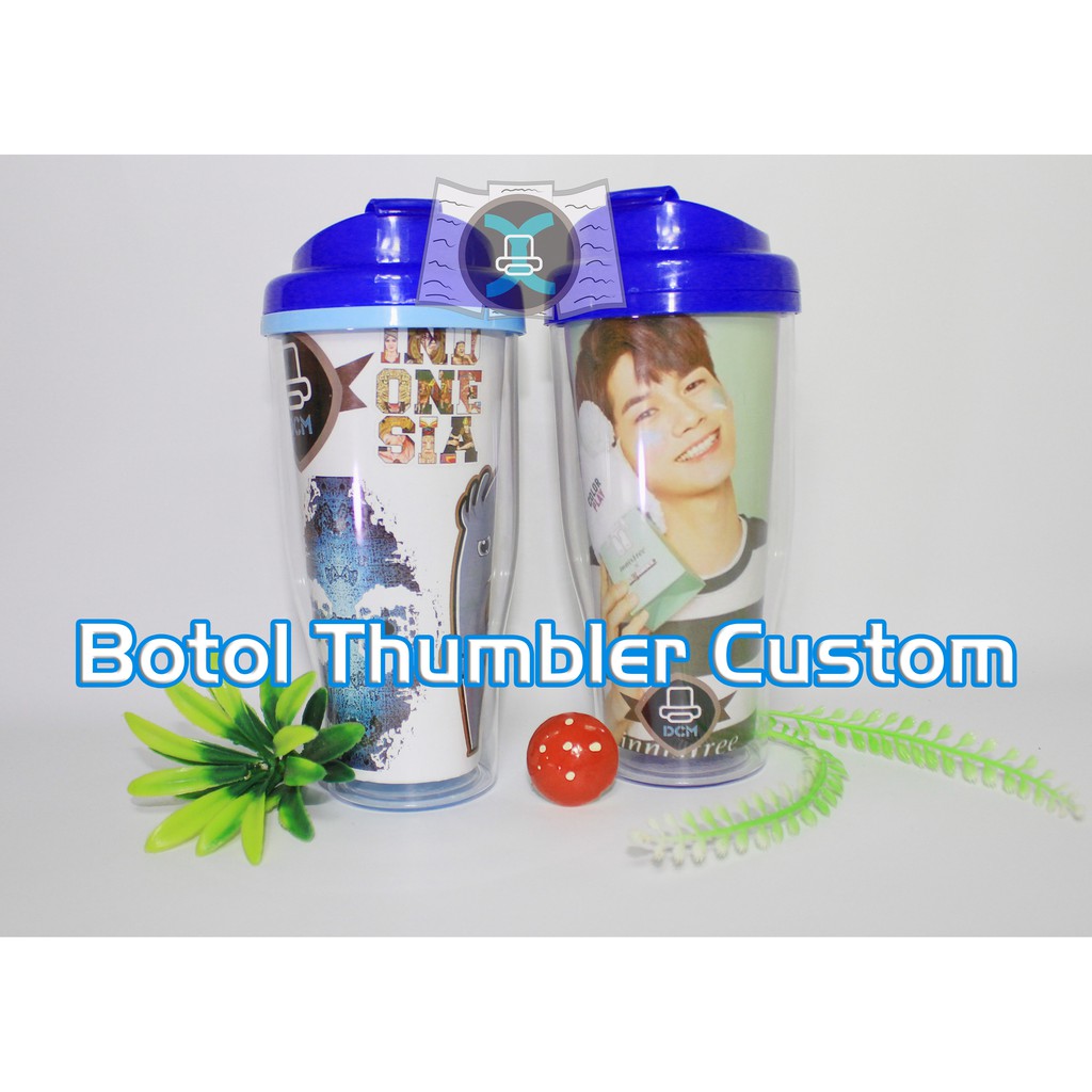 Botol Minum Tumbler Insert Paper Custom Murah FREE EDIT