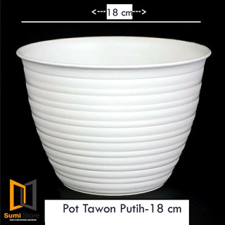  Pot  Tawon  Nanas 18 cm Warna Putih Harga  Grosir Murah Se 