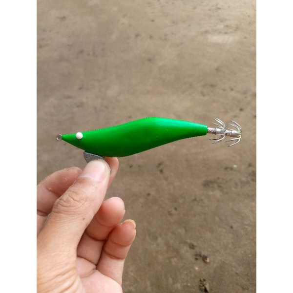 Capela kapela squid jig handmade kayu