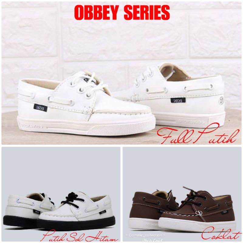 DC - SERIES OBBEY SEPATU SEKOLAH ANAK LAKI-LAKI PEREMPUAN DECKS KIDS SHOES
