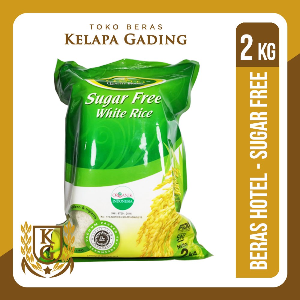 

BERAS HOTEL SUGAR FREE 2 KG ORGANIK DIABETES BEBAS GULA 2KG