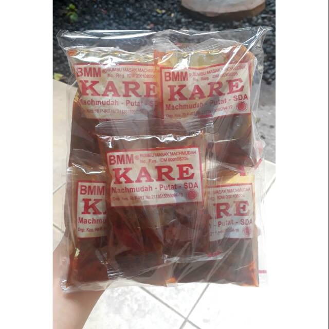 

BUMBU KARE BMM/BUMBU MASAK MACHMUDAH/BUMBU MASAKAN INSTAN