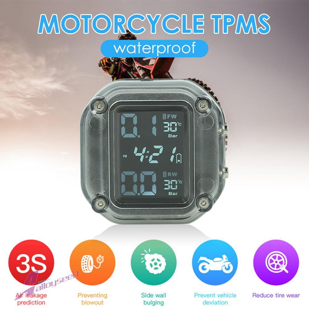 TPMS MOTOR Tire Pressure Monitoring System Pengukur Tekanan Angin LIVE