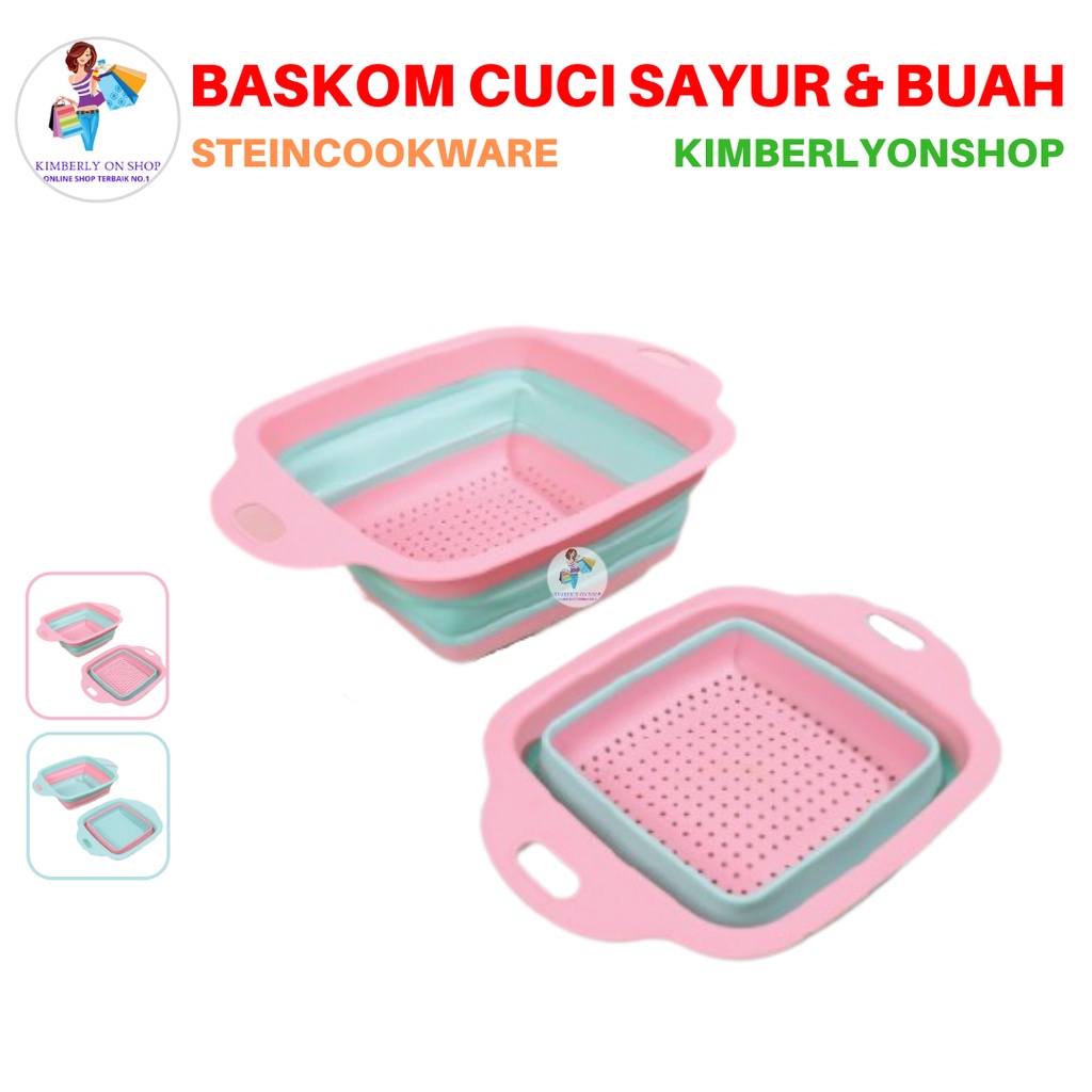 Baskom tiris Baskom Cuci Sayur &amp; Buah Serbaguna Colander SteinCookware