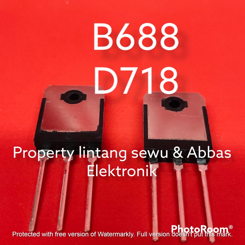 B688 D718 TRANSISTOR FINAL AMPLIFIER B688 D718 B 688 D 718