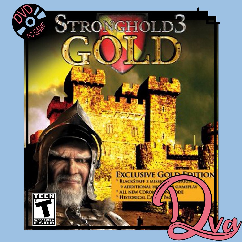 Stronghold 3 Gold - PC GAME CD DVD GAME PC