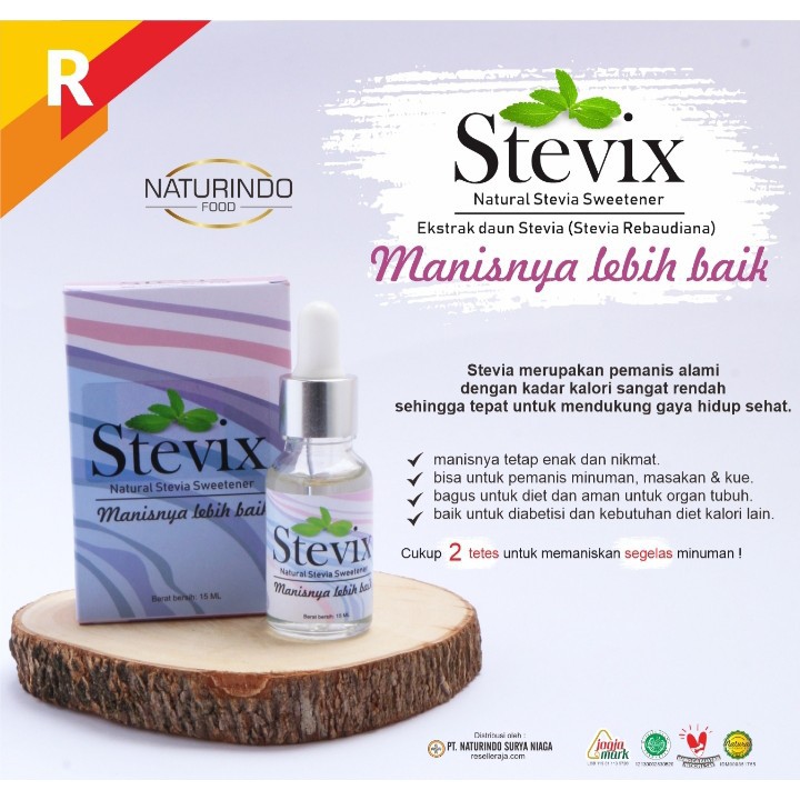 

Stevix (Natural Stevia Sweetener) Manisnya Lebih Baik & 100% Alami