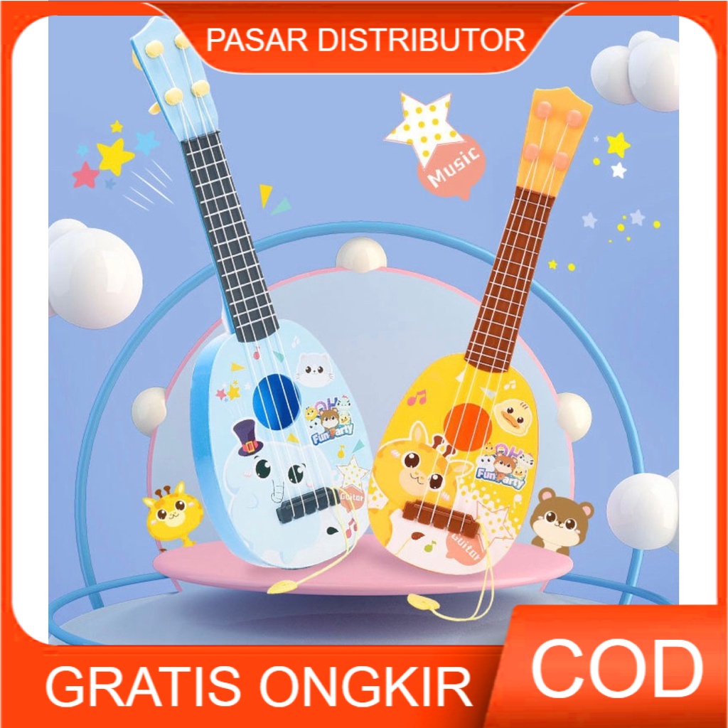 Mainan Anak Guitar Interesting Gitar Ukulele Mainan Gitar Musik Anak Mainan Anak