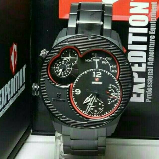 Jam Tangan Pria Original Expedition E6737 Arloji Cowok Keren Macho