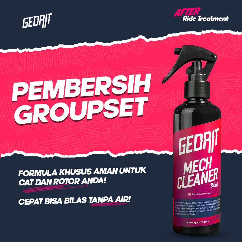 Pembersih Rantai Groupset Sepeda Gedrit Mech Cleaner 250 ML