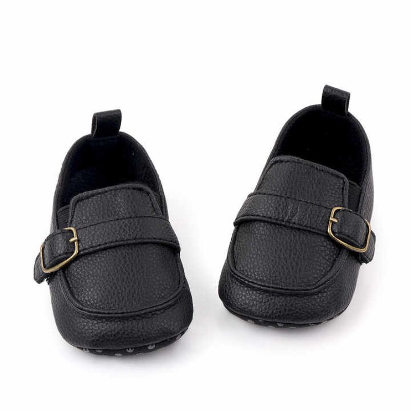 Sepatu Bayi Laki laki Perempuan Umur 0-12 Bulan Sepatu Prewalker Bayi Laki laki Perempuan 0 6 12 14 Bulan Baby Shoes Laki Laki Perempuan Umur 1 Tahun Sepatu Bayi Slip On Lagi laki Perempuan Umur 1 tahun Hitam HK004