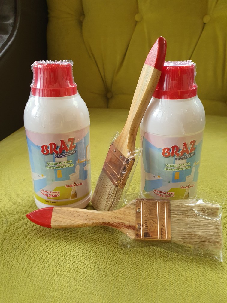 Braz Porcelain Cleaner | Pembersih Kerak Keramik Kamar Mandi - Pembersih Toilet