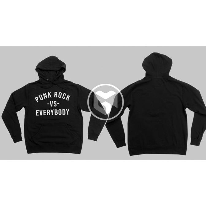 jaket hoodie sweater punk rock vs everybody