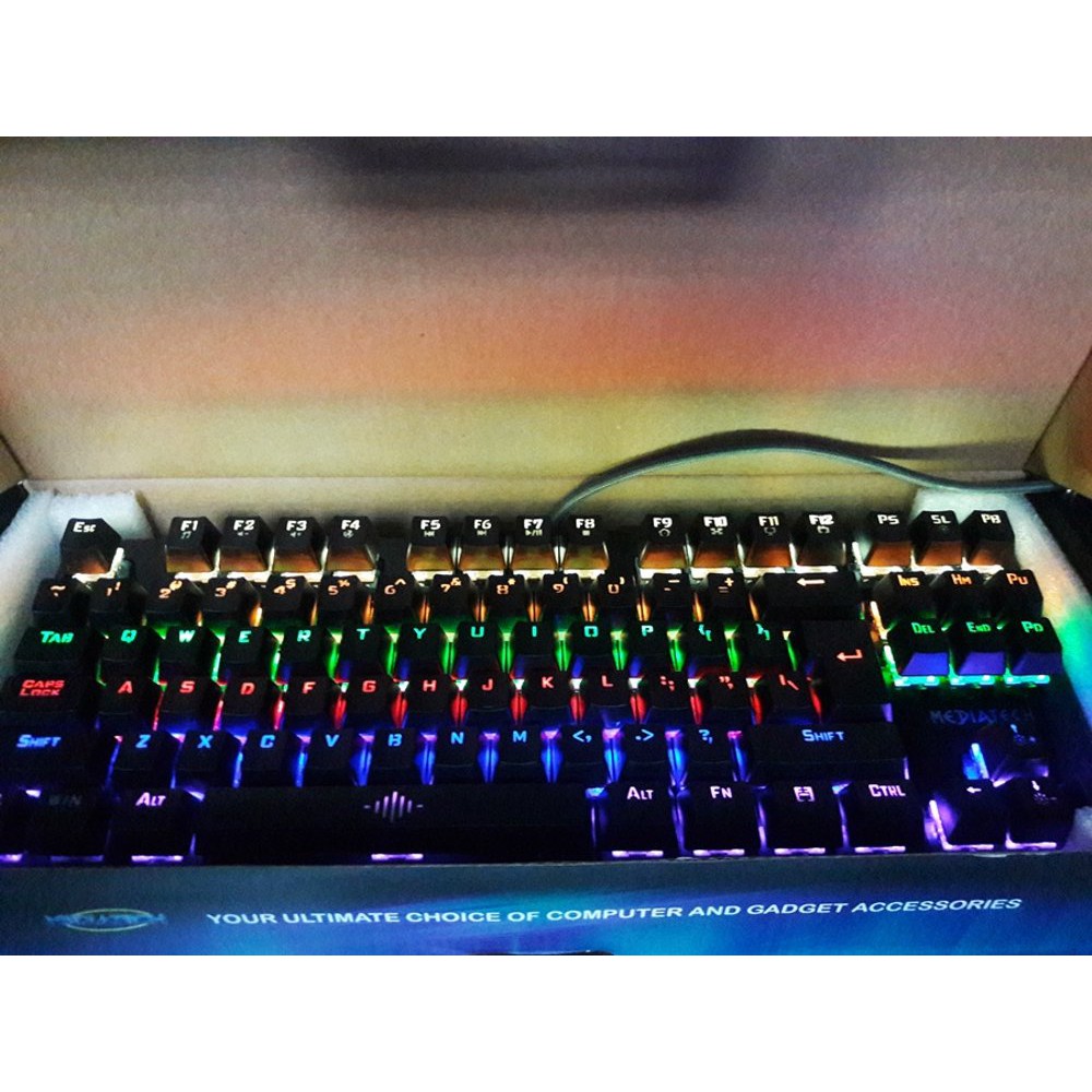 Mediatech Keyboard Gaming Mechanical Chimera MK-012 - Real Mechanical Keyboard -- 520220