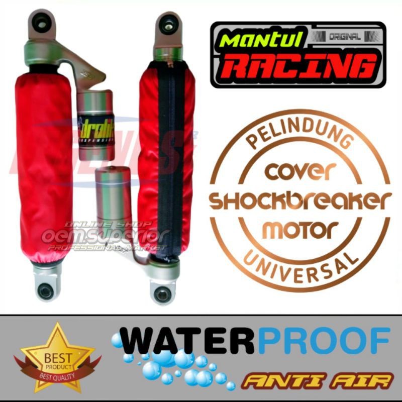 Sarung shockbreaker belakang motor matic/sport matic/bebek sarung chock belakang universal shok sok / New