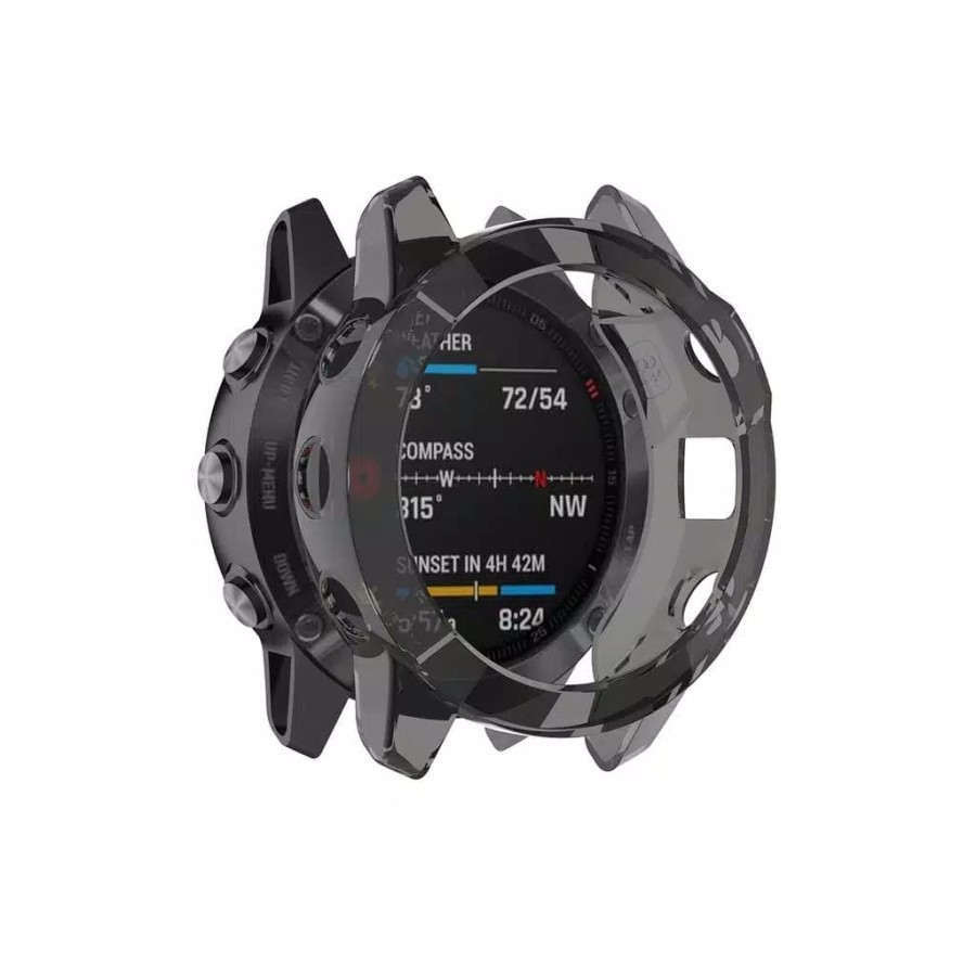 Garmin Fenix 6s Pro Case Silicone Protection Case Cover pelindung