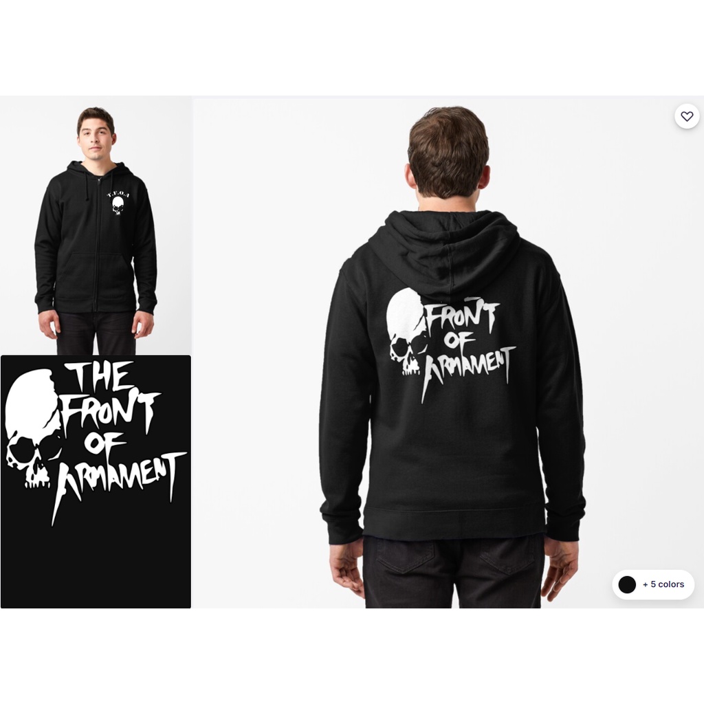 JAKET SWEATER HOODIE ZIPPER TFOA / THE FRONT OF ARMAMENT