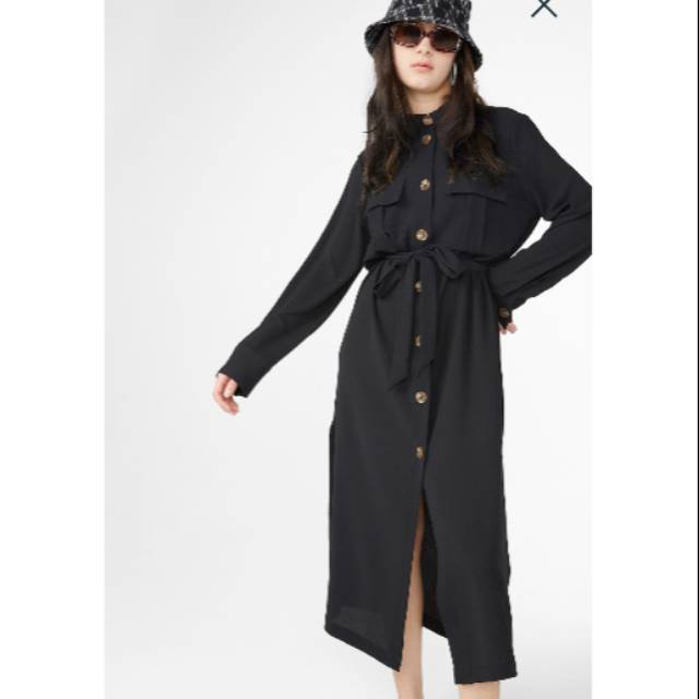 Monki Utility Shirt Dress