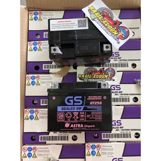 Jual Aki Motor GS ASTRA MF (GSMF-GTZ-5S) Beat Vario Scoopy Mio dll